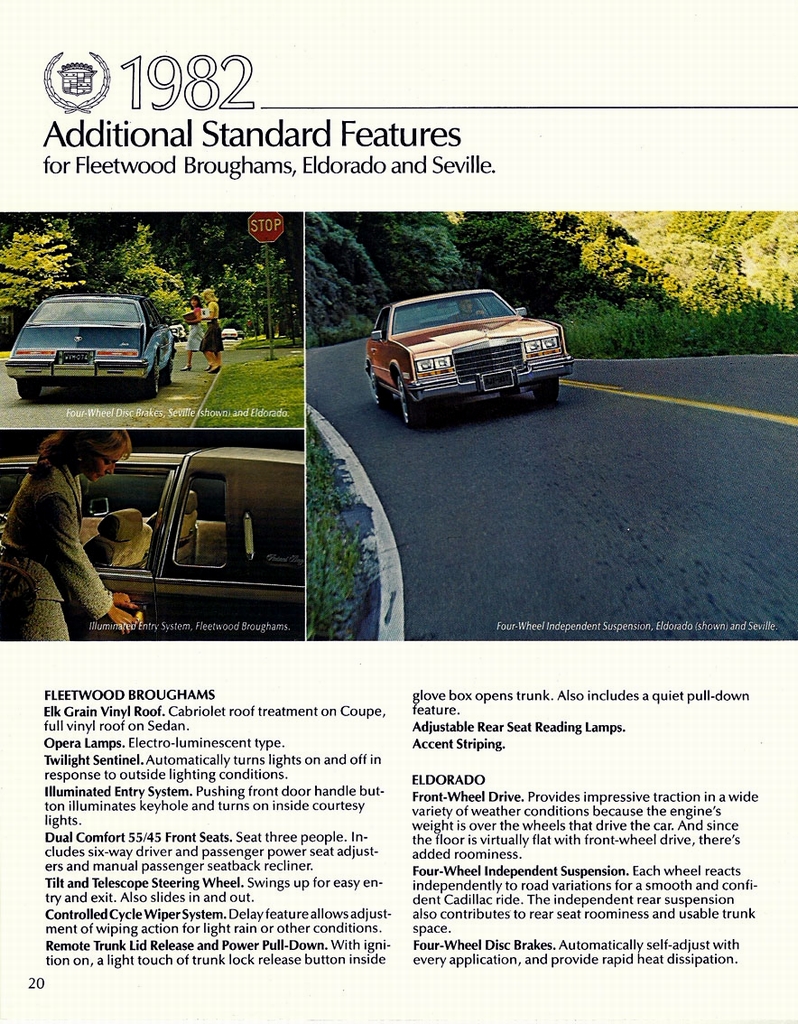 1982 Cadillac Prestige Brochure Page 28